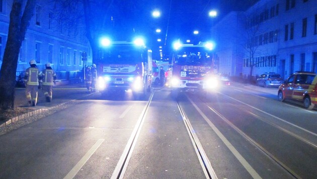 Großeinsatz für die Grazer Feuerwehr (Bild: BF Graz)