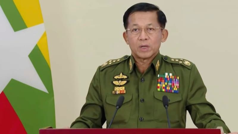 Junta-Chef Min Aung Hlaing (Bild: AP)