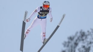 Der Schoppernauer Niklas Bachlinger wurde starker Fünfter in Bischofshofen. (Bild: GEPA)