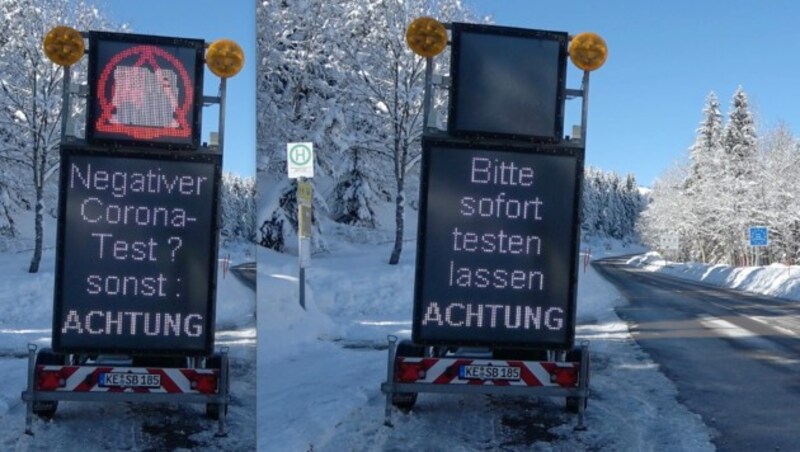 Grenzkontrollen im Bezirk Reutte. (Bild: zoom.tirol)