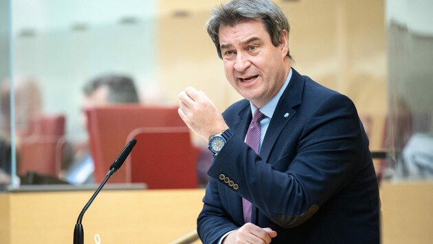 Der bayrische Ministerpräsident und CSU-Chef Markus Söder hat in der Bevölkerung stark an Zustimmung eingebüßt. (Bild: AFP)