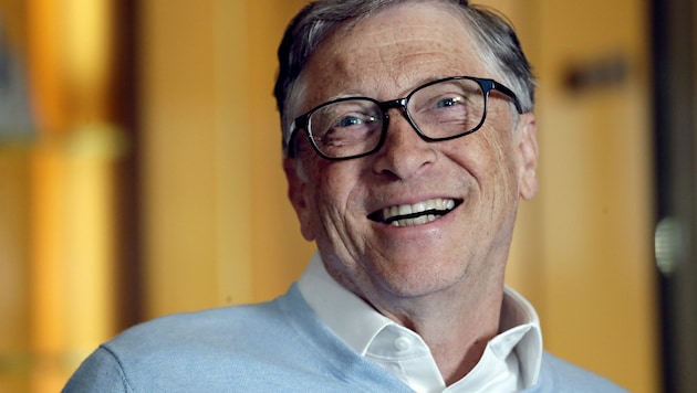 Bill Gates gründete den Software-Riesen Microsoft, heute investiert er seine Milliarden unter anderem in die Impfstoffforschung. (Bild: AP)
