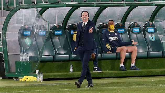 Ex-Arsenal-Coach Unai Emery wartet mit Villarreal in der Liga seit Wochen auf einen Sieg. (Bild: RAMON)