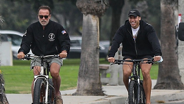 Arnold Schwarzenegger und Joseph Baena (Bild: www.PPS.at)