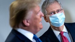 Mitch McConnell und Donald Trump (Bild: AFP)