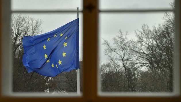 Während des Lockdowns sank die Zustimmung zur Europäischen Union. (Symbolbild) (Bild: APA/AFP/John MACDOUGALL)
