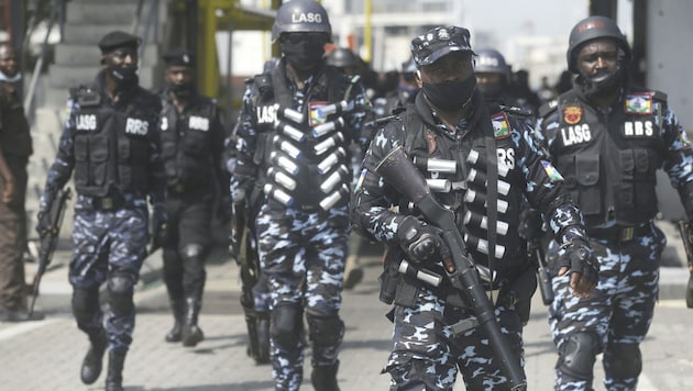 Polizisten in Nigeria (Bild: AP/Sunday Alamba)