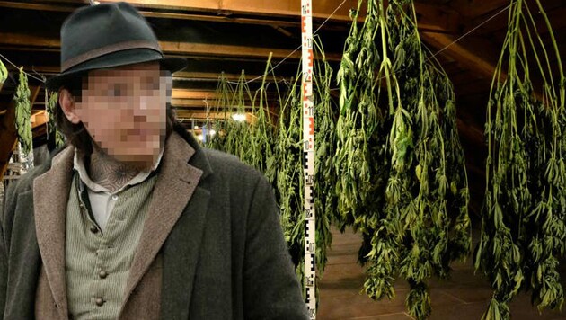 Fünf Kilo Cannabisblüten fanden Kriminalisten in dem Haus (Bild: Landespolizeidirektion Salzburg/Markus Tschepp)