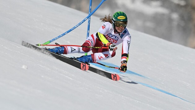 Die 24-jährige Göfnerin Katharina Liensberger ist für den Weltcupauftakt in Sölden gesetzt. (Bild: AFP or licensors)