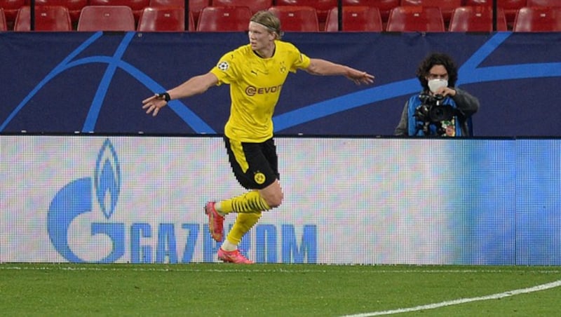 Erling Haaland (Bild: APA/AFP/CRISTINA QUICLER)