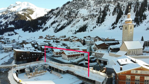 Lech am Arlberg - aktuell und wohl auch noch in nächster Zeit eine Baustelle. (Bild: Maurice Shourot)