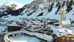 Lech am Arlberg - aktuell und wohl auch noch in nächster Zeit eine Baustelle. (Bild: Maurice Shourot)