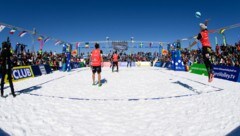 2009 wurde Snow Volleyball in Wagrain aus der Taufe gehoben. 2019 (Bild) setzte sich Flo Schnetzer mit seinem Team durch. (Bild: Conny Kurth/Snowvolleyball)