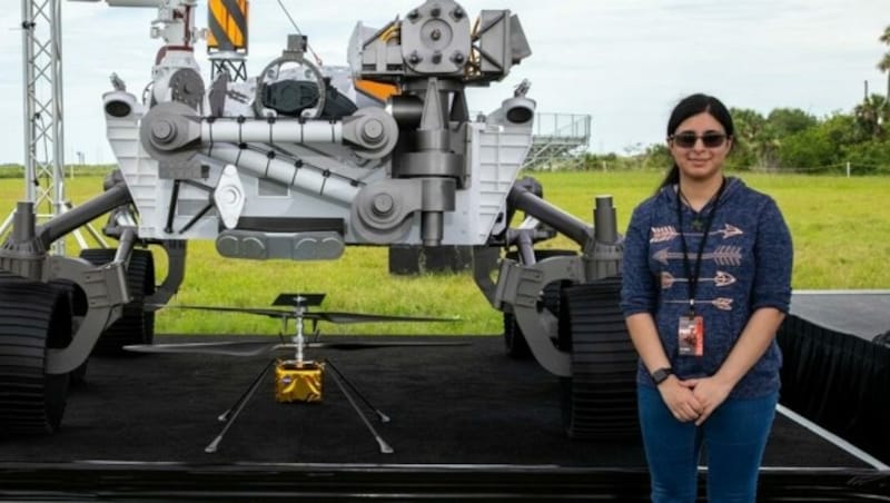 Vaneeza Rupani (17) ist die Namensgeberin von „Ingenuity“. (Bild: NASA)