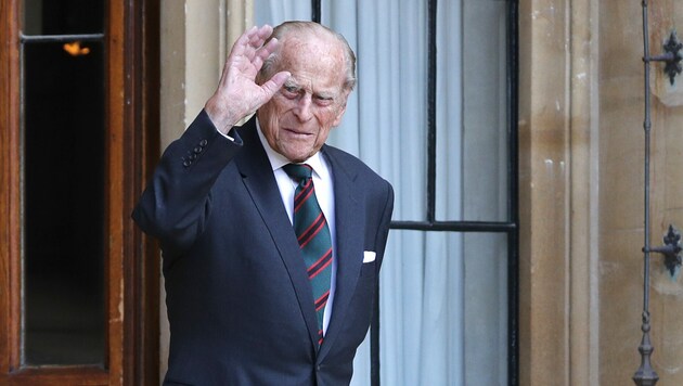 Prinz Philip am 22. Juli 2020 bei einer Zeremonie vor Schloss Windsor (Bild: ROTA / Camera Press / picturedesk.com)