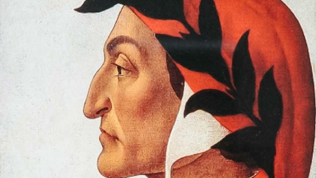 Der italienische Dichter und Philosoph Dante Alighieri von Sandro Botticelli um 1495 gemalt. (Bild: Berger Hubert)