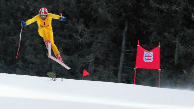 Mit „Klammer“ kommt im Herbst der größte Wintersportfilm aller Zeiten weltweit in die Kinos. Die Dreharbeiten fanden jetzt am Patscherkofel statt. (Bild: Wallner Hannes)