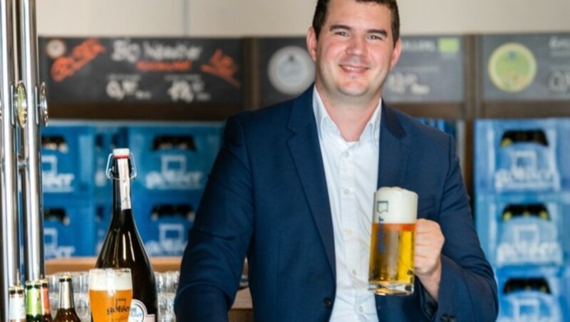 Golser-Bier-Chef Markus Sautner hofft auf eine ähnlich gute Sommersaison wie 2020 (Bild: Golser Bier)