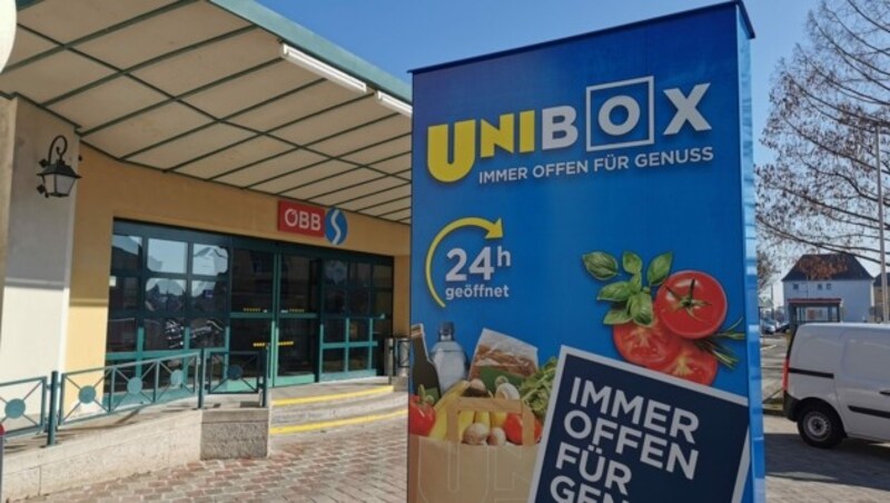 Die UNIBox am Bahnhof Enns wird heute eröffnet. (Bild: Barbara Kneidinger)