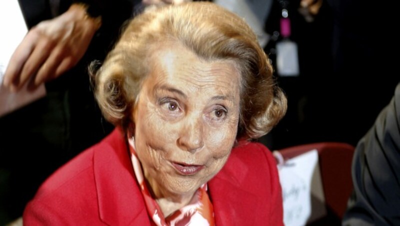 Die 2017 verstorbene Liliane Bettencourt auf einer Archivaufnahme aus dem Jahr 2011 (Bild: AFP)