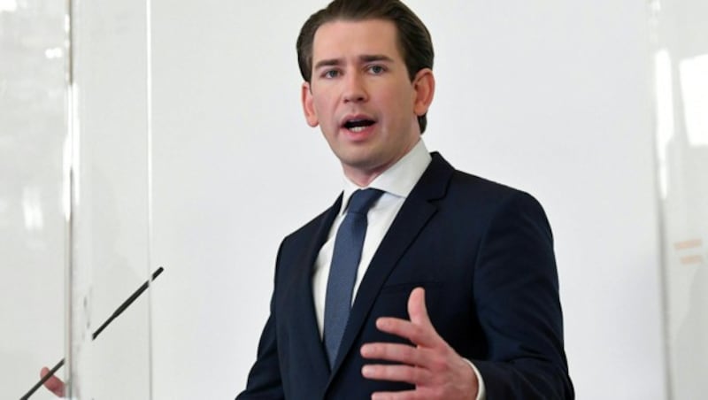 Bundeskanzler Sebastian Kurz (ÖVP) (Bild: APA/HELMUT FOHRINGER)