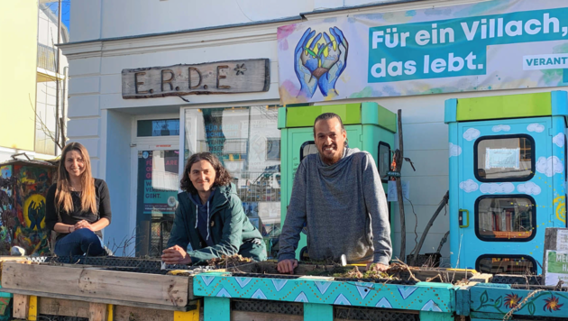 Gerald Dobernig (Mitte) wird voraussichtlich für Verantwortung Erde den Stadtsenatssitz besetzen. Die Liste will nicht in die Naturschützer-Ecke gestellt werden, sieht sich mehr als ganzheitliche Bewegung. (Bild: Katrin Fister)