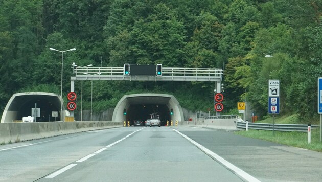 Der Unfall passierte im Hiefler Tunnel (Bild: ÖAMTC)