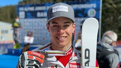 Der Mellauer Lukas Feurstein durfte sich beim Auftakt der Junioren-Weltmeisterschaft in Bansko über Super-G-Silber freuen. (Bild: ÖSV/Schrammel)