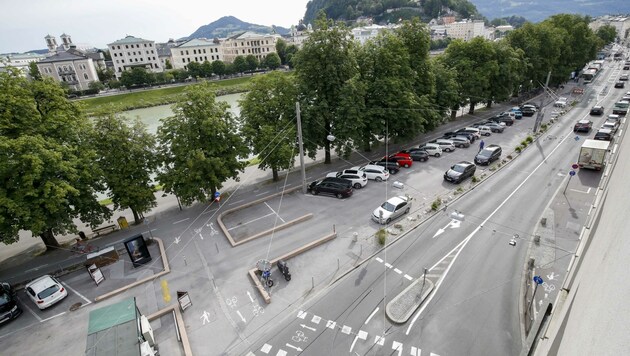 Ein Kreisverkehr beim Rot-Kreuz-Parkplatz wurde lange diskutiert. (Bild: Tschepp Markus)