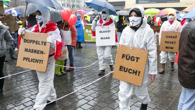 Sorge macht eine angekündigte Protestaktion von Maskenverweigerern (Bild: Mathis Fotografie)
