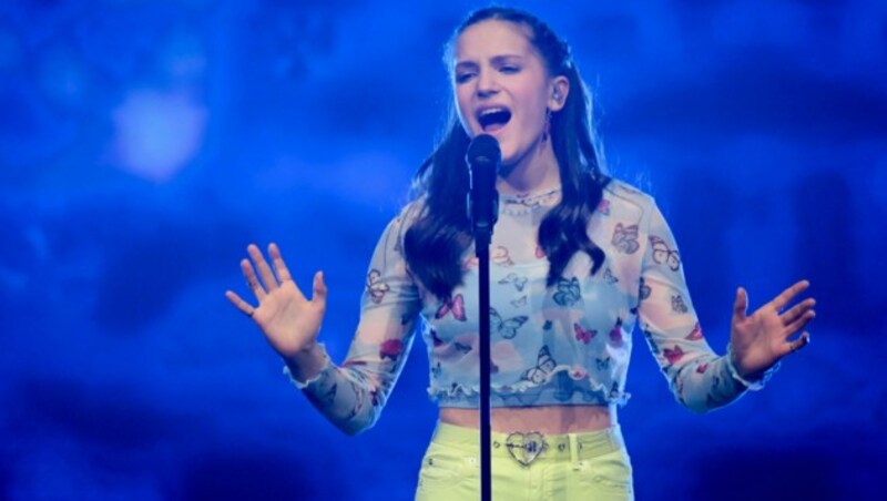 Allegra Tinnefeld performte „Hurt“ von Christina Aguilera. (Bild: ORF)