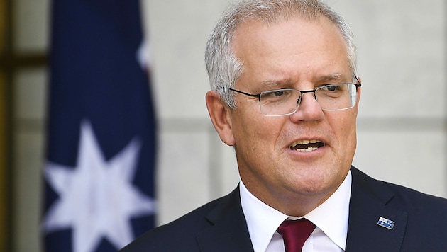 Premier Scott Morrison äußerte Verständnis für die Weigerung Italiens, Impfstoff nach Australien zu exportieren. (Bild: AP)