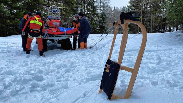 Mehr als 2200 Menschen verletzen sich jedes Jahr in Österreich beim Rodeln. Die heurige Saison steuert auf einen traurigen Rekord zu (Symbolbild). (Bild: zoom.tirol)