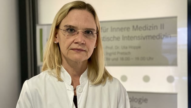 Die 55-jährige Uta Hoppe ist Primaria im Landeskrankenhaus Salzburg. (Bild: SALK/ Fürweger)