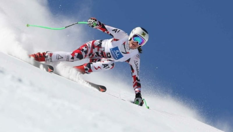 Lena Wechner raste sensationell zu Gold im Super-G von Bansko. (Bild: GEPA pictures)