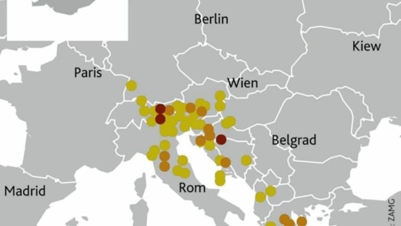 (Bild: Krone KREATIV, ZAMG)