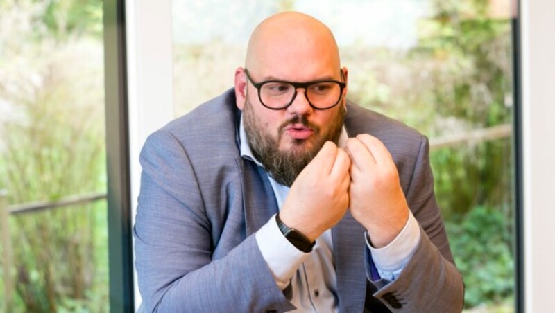 Mike P. Pansi, Obmann der Fachgruppe Gastronomie. (Bild: Mathis Fotografie)