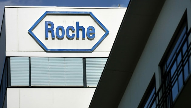 Ein Gebäude des Pharmakonzerns Roche in Basel (Bild: APA/Keystone/Steffen Schmidt)