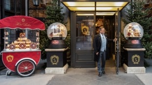 Das Wiener Hotel Sacher (Archivbild) (Bild: AFP/Alex Halada, Krone KREATIV)