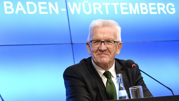 Baden-Württembergs Ministerpräsident Winfried Kretschmann (Bündnis 90/Die Grünen) (Bild: AFP)