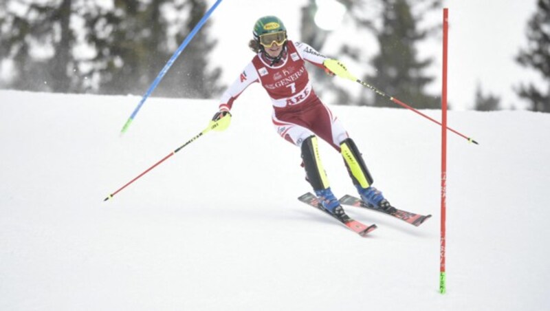 Katharina Liensberger (Bild: APA/AFP/TT NEWS AGENCY/Pontus LUNDAHL)