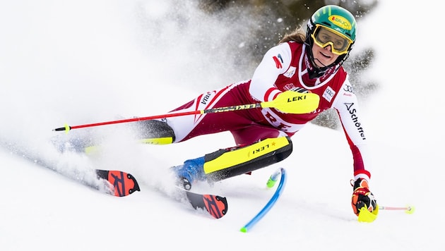 Fix-Starterin in Slalom und Riesenslalom - Katharina Liensberger (Bild: GEPA )