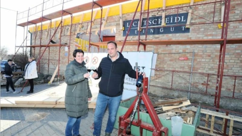 Die Lichtscheidls bauen aus (Bild: Reinhard Judt)