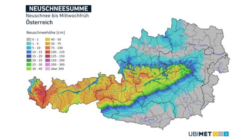 (Bild: Ubimet, krone.at)