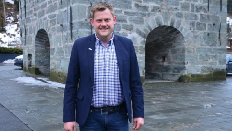 Christian Penker (SP) trat erstmals als Bürgermeisterkandidat an. (Bild: Elisa Aschbacher)