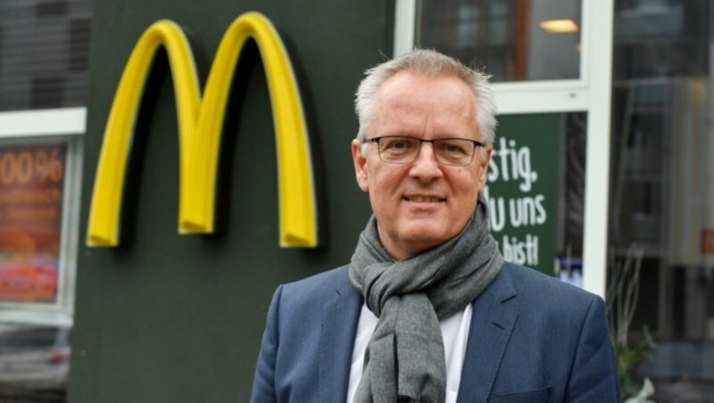 Markus Zenker leitet in Linz sieben McDonalds-Filialen. (Bild: Dostal Harald)