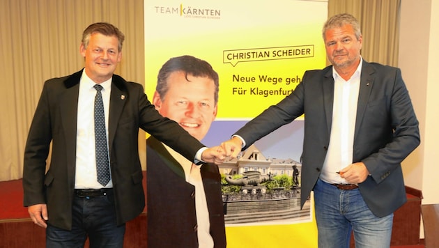 Christian Scheider und Gerhard Köfer. (Bild: Uta Rojsek-Wiedergut)