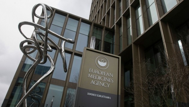 Der Sitz der Europäischen Arzneimittelbehörde EMA in Amsterdam, Niederlande (Bild: AP)