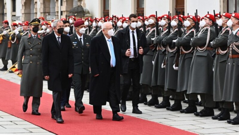 Der israelische Präsident Reuven Rivlin ist am Mittwoch zu einem offiziellen Besuch nach Wien gekommen. (Bild: AFP)