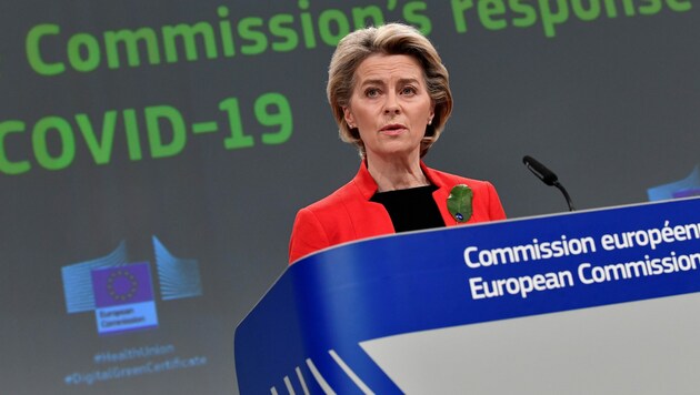 EU-Kommissionspräsidentin Ursula von der Leyen (Bild: AP)